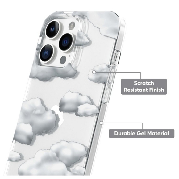onn. Cloud Phone Case for iPhone 14 Pro Max with 4' Drop Protection - Picture 5 of 6
